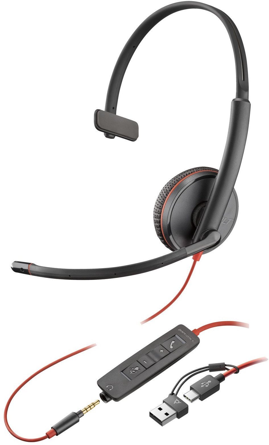 HP Blackwire 3215 Monaural USB-C