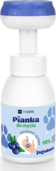 HiSkin HISKIN_Kids pianka do mycia rąk i ciała Jagodowa 300ml