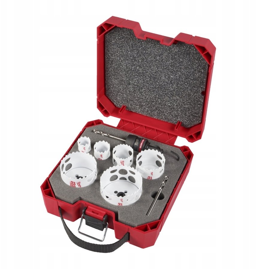 Delphi Tools MILWAUKEE OTWORNICE HOLEDOZER QUICKLOCK ZESTAW 9 szt.