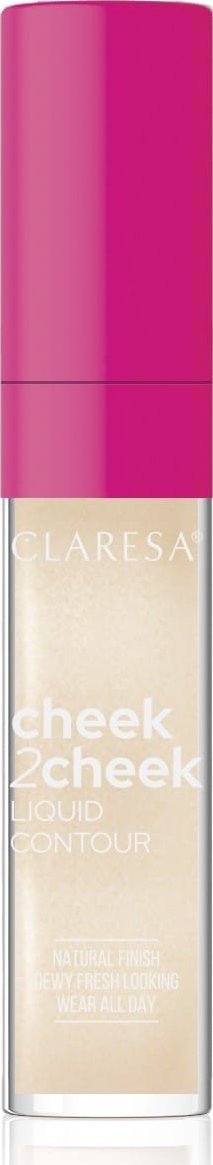 Claresa CLARESA Cheek2Cheek Rozświetlacz w płynie 01 Crystal Light 7g