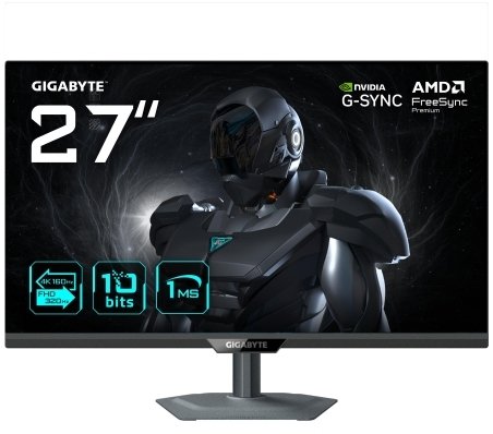 Gigabyte G27UP monitor komputerowy 68,6 cm (27") 3840 x 2160 px 4K Ultra HD LED czarny (G27UP EK)