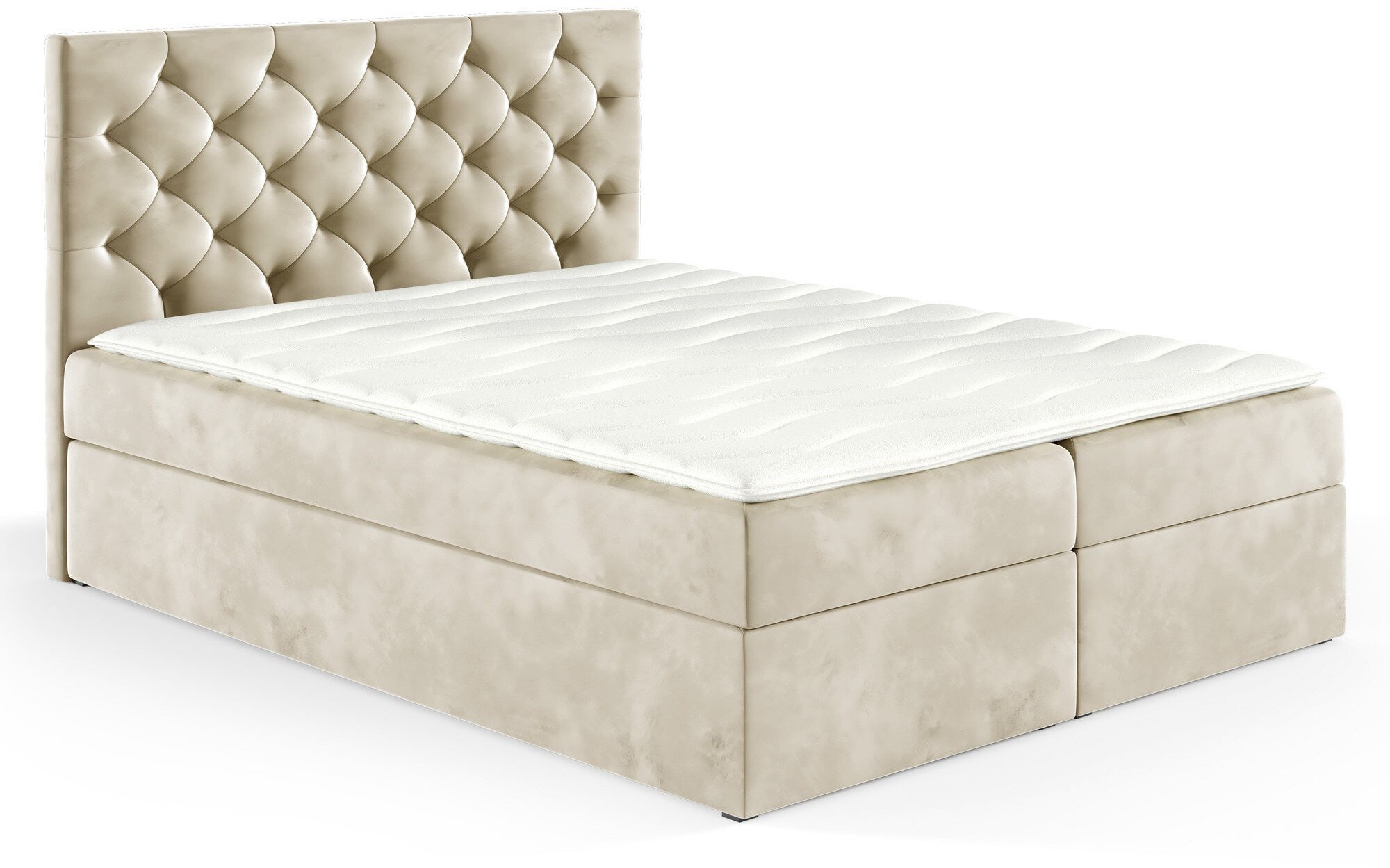 Łóżko kontynentalne Sara Box 120x200 bez nóg riviera 21