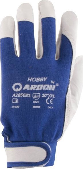 Ardon HOBBY - RĘKAWICE DŁOŃ Z WYSOKIEJ JAKOŚCI KOZIEJ SKÓRY A1073 09/BPE