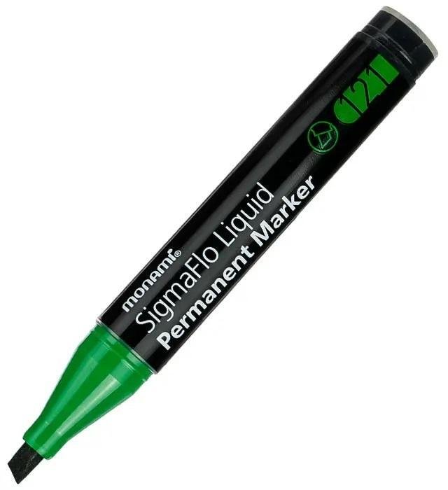 Mon Ami Marker permanentny SigmaFlo zielony (12szt) MONAMI