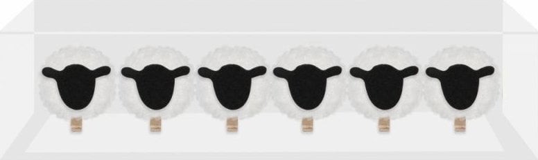 Craft with Fun OZDOBA DEK DREW SPINACZ OWIECZ 2CM 6SZT CF24/192