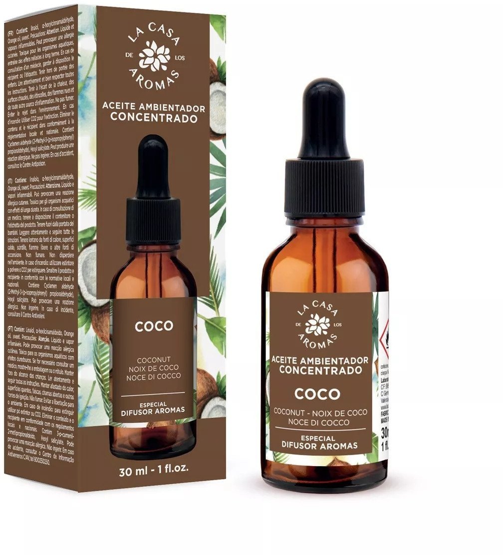 La Casa de los Aromas LA CASA DE LOS AROMAS_Olejek zapachowy Kokos 30ml