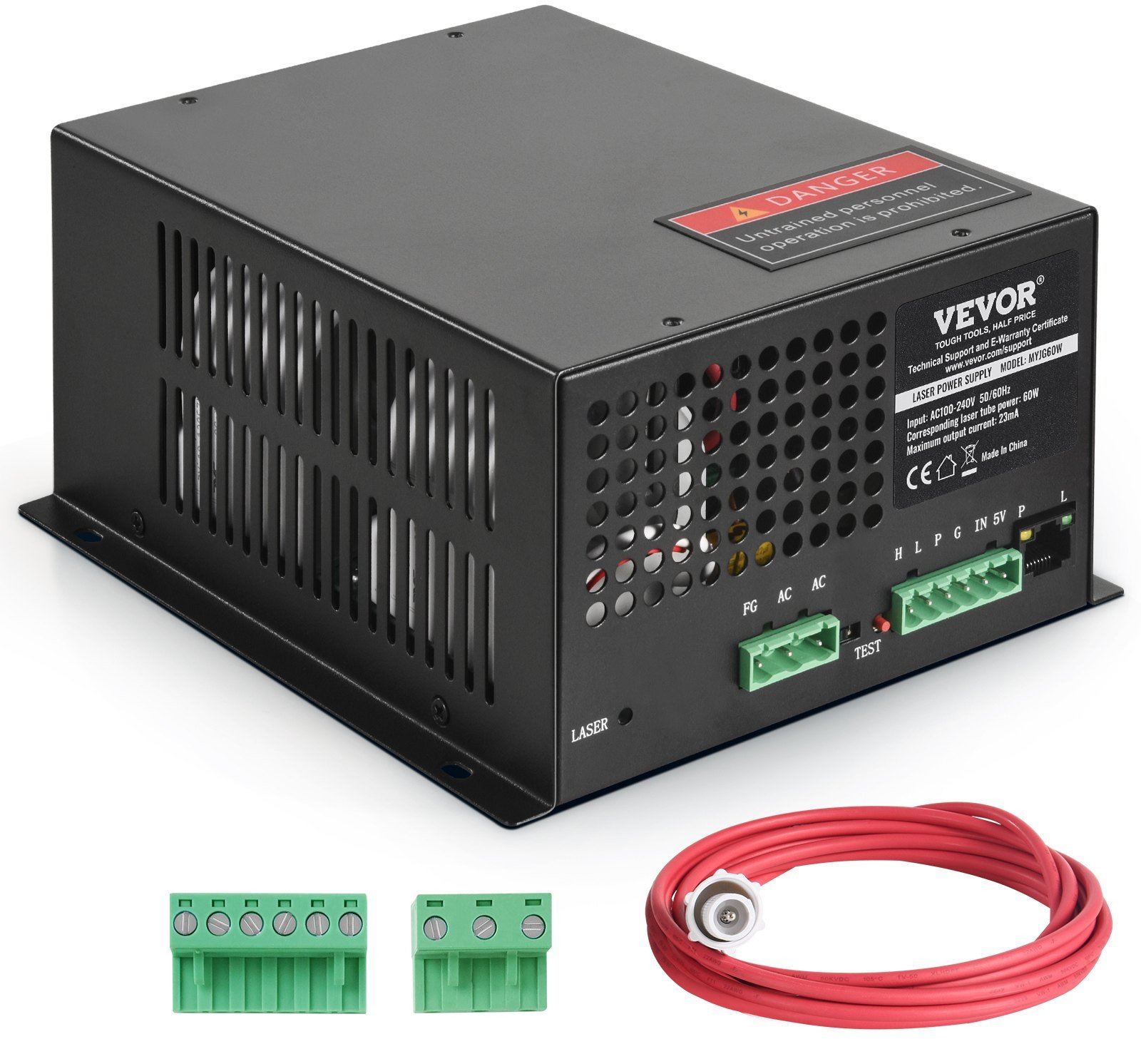 Zasilacz CO2 do Tub Laserowych 60W do Grawerek i Cutterów