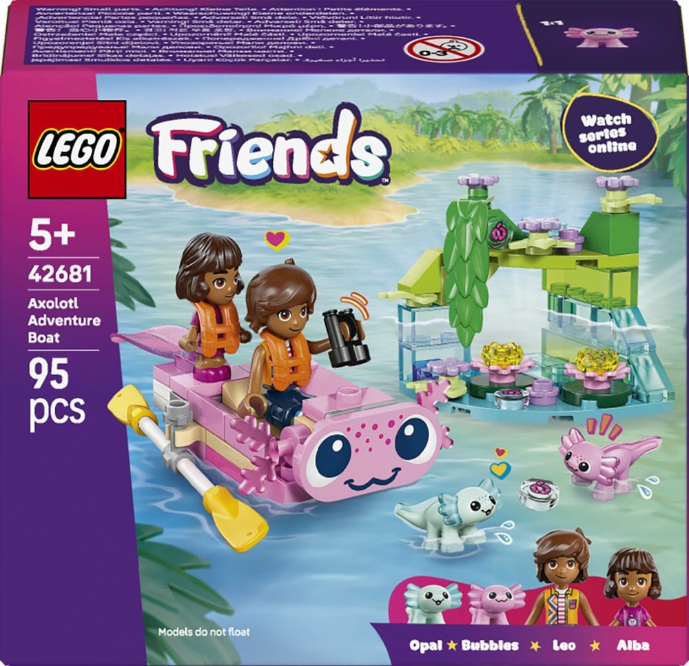 LEGO Friends Przygoda na aksolotlowej łodzi (42681)