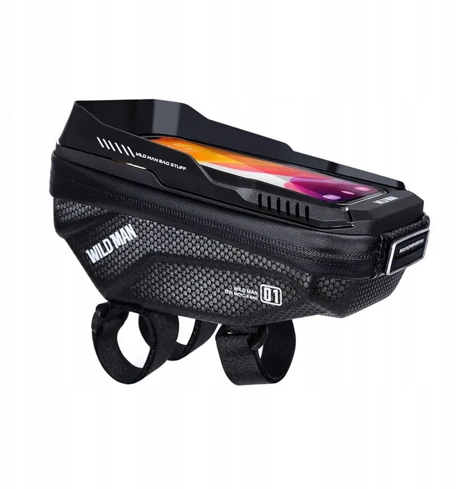 WildMan WILDMAN sakwa rowerowa na kierownicę na zamek 1L (4" - 7") XT1 czarna