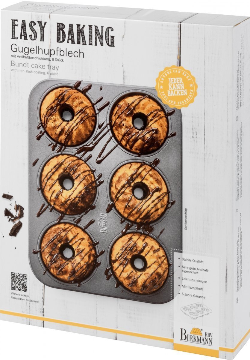 Birkmann Forma do mini babeczek EASY BAKING - 6 ciastek / Birkmann