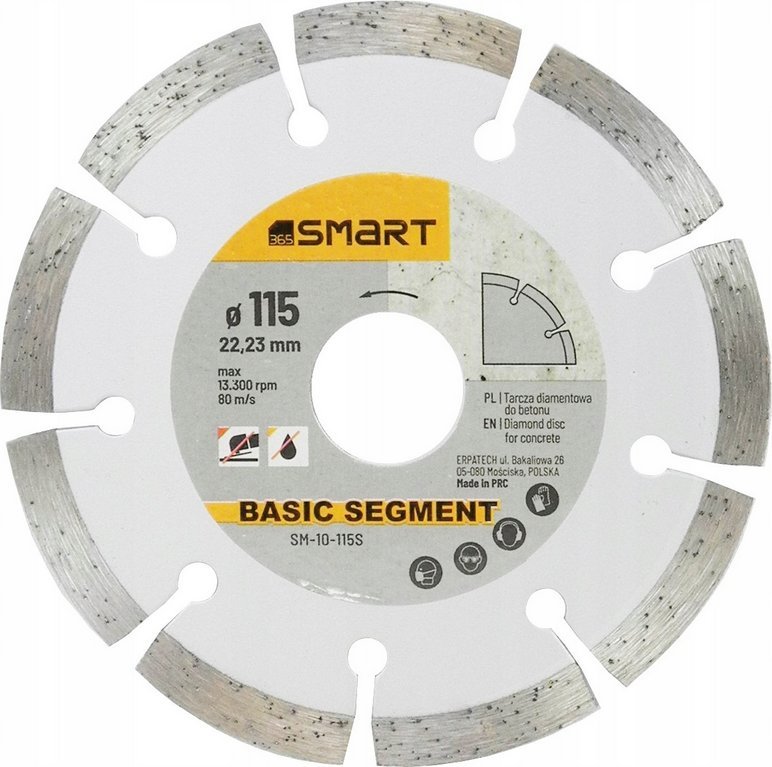 Smart tarcza diamentowa basic segment 115mm SM-10-115S