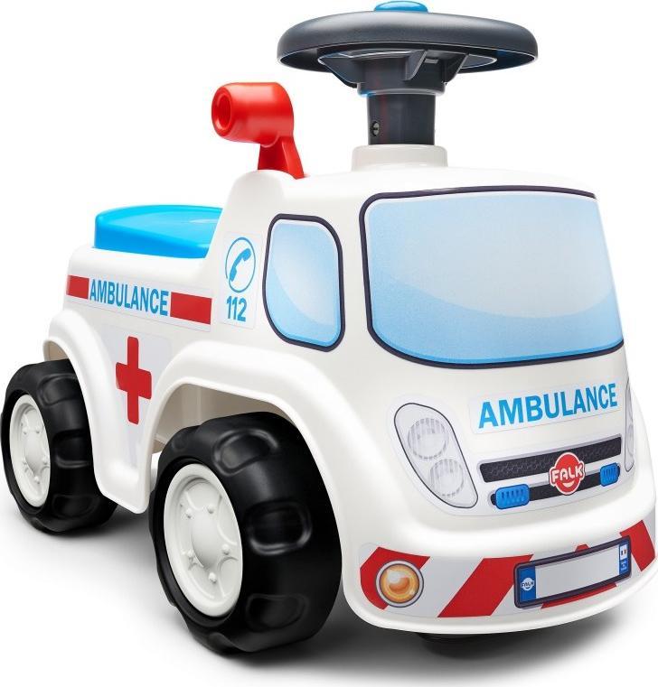 Falk Jeździk Ambulans biały (701)