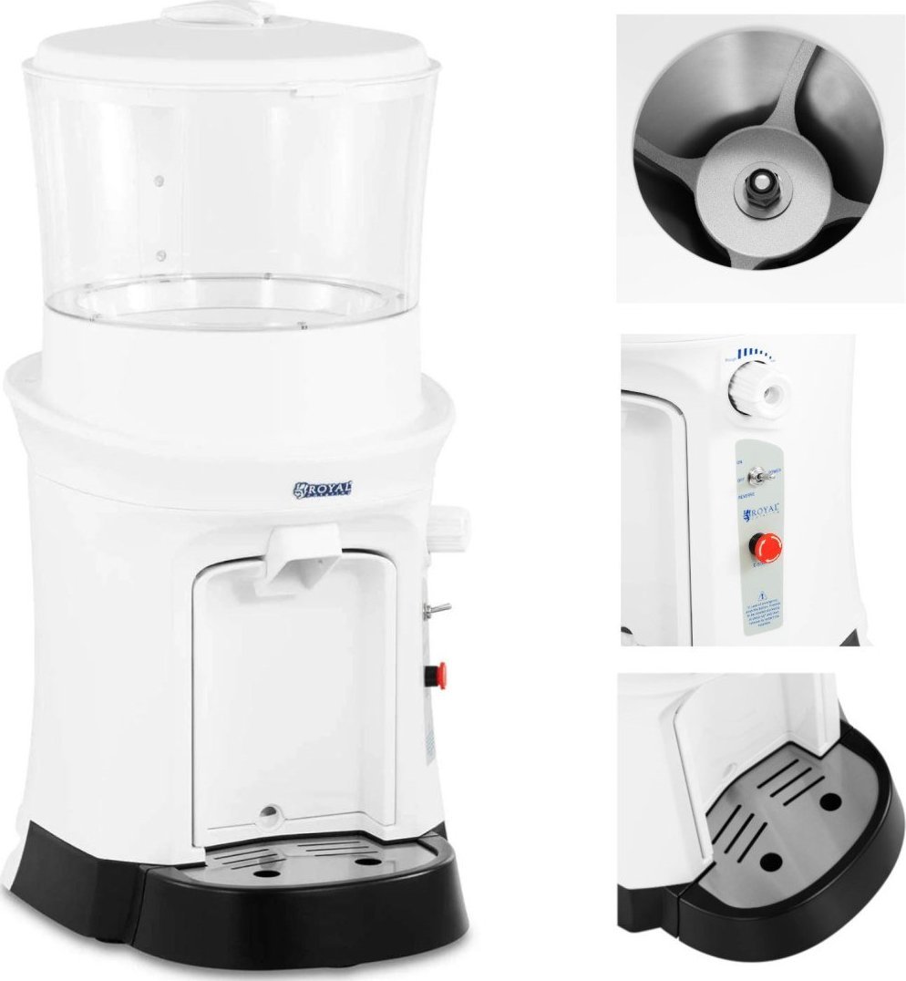 Rozdrabniacz Royal Catering Kruszarka do lodu elektryczna 12 l 320 obr./min 400 W