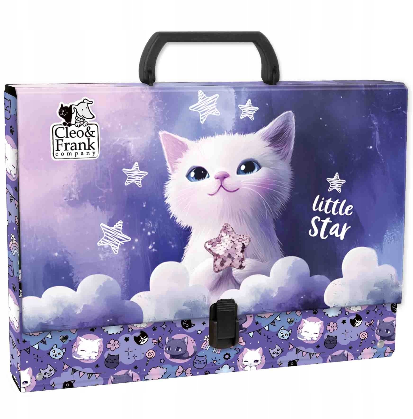 Derform Teczka z rączką Cleo i Frank 47 DERFORM