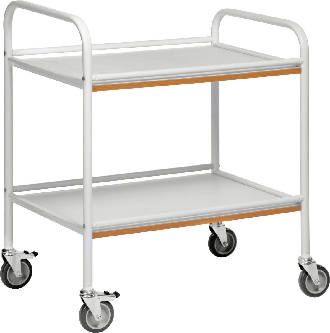 Kongamek Wózek serwisowy hotelowy. Kolor: biały, wym. 760x520x900mm