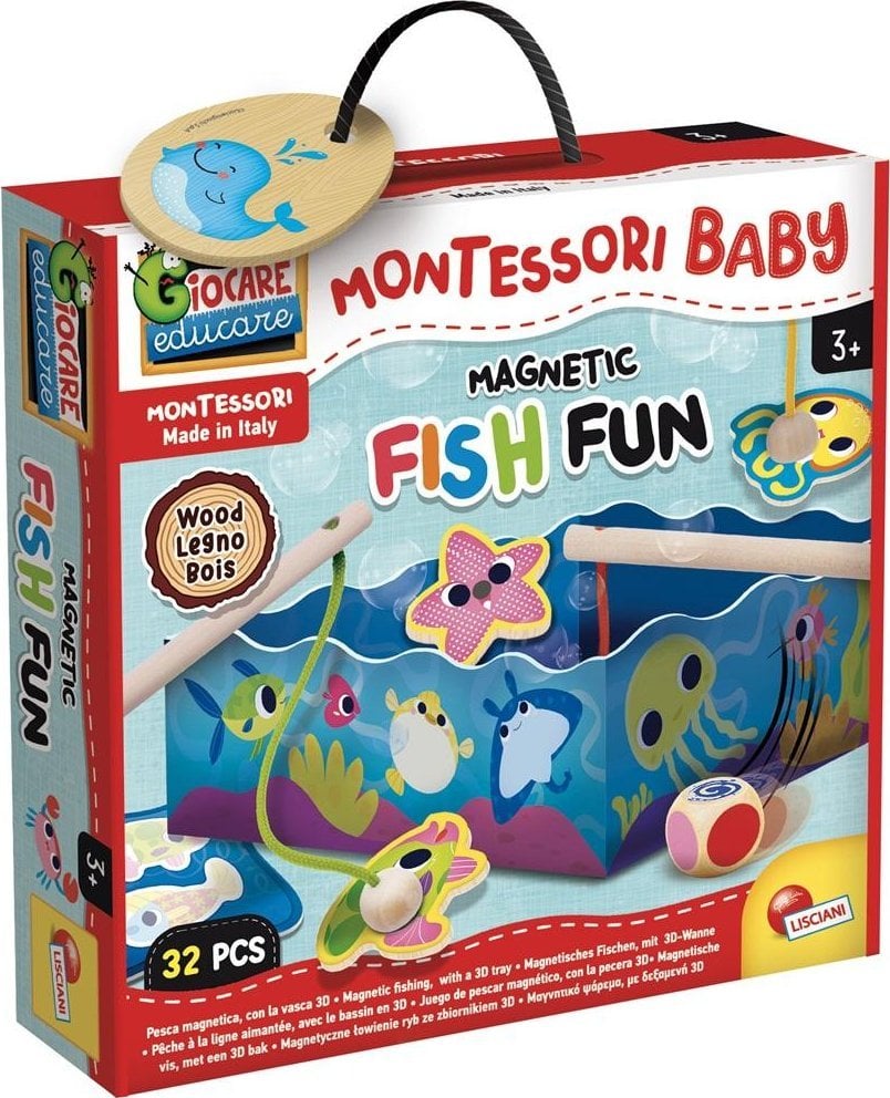 Lisciani LISCIANI MONTESSORI WOOD BABY FISH FUN