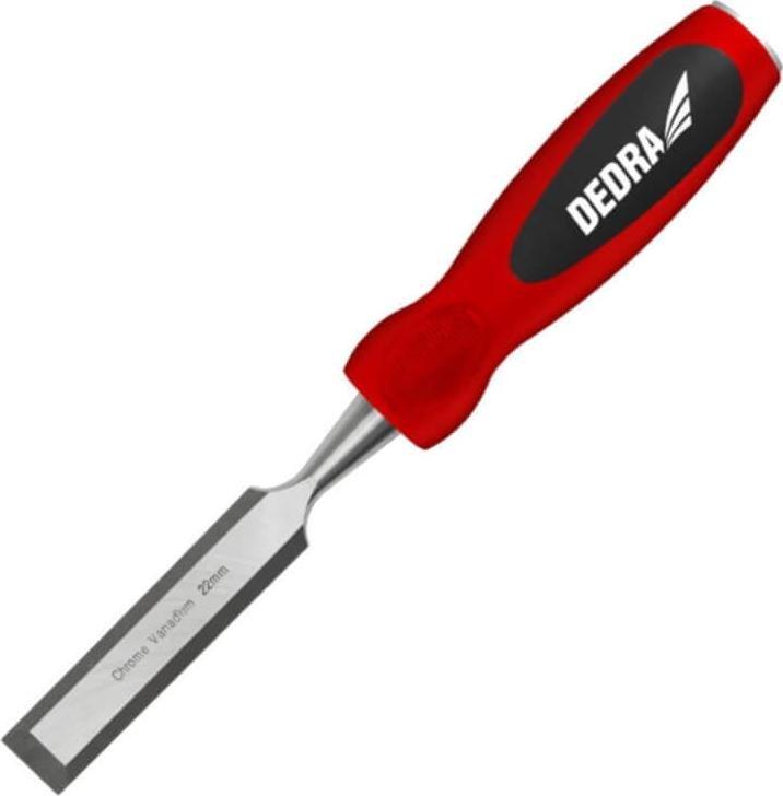 Dedra Dłuto 18mm, stal CrV, dwumateriałowy uchwyt