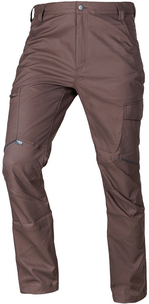 Spodnie robocze Mix&Match, stretch, brązowe, rozmiar XL