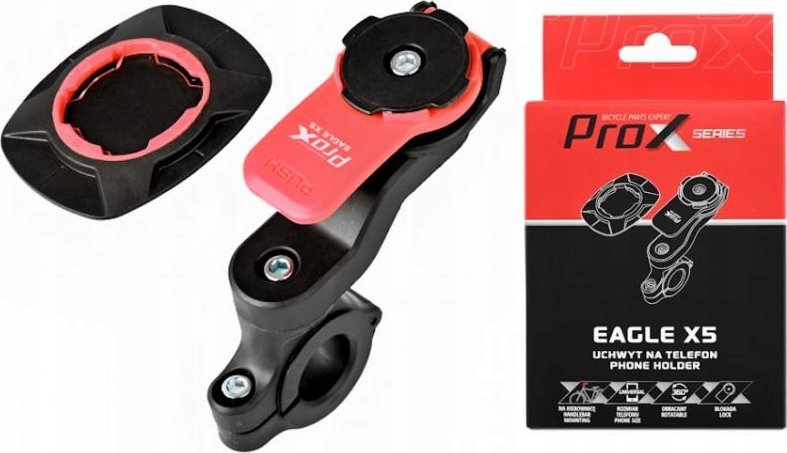 Prox Uchwyt na telefon ProX Eagle X5 Universal plastikinis