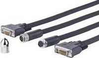 Фото - Кабель Vivolink Kabel  Pro DVI-D Cross Wall cable 10M - PRODVICW10 