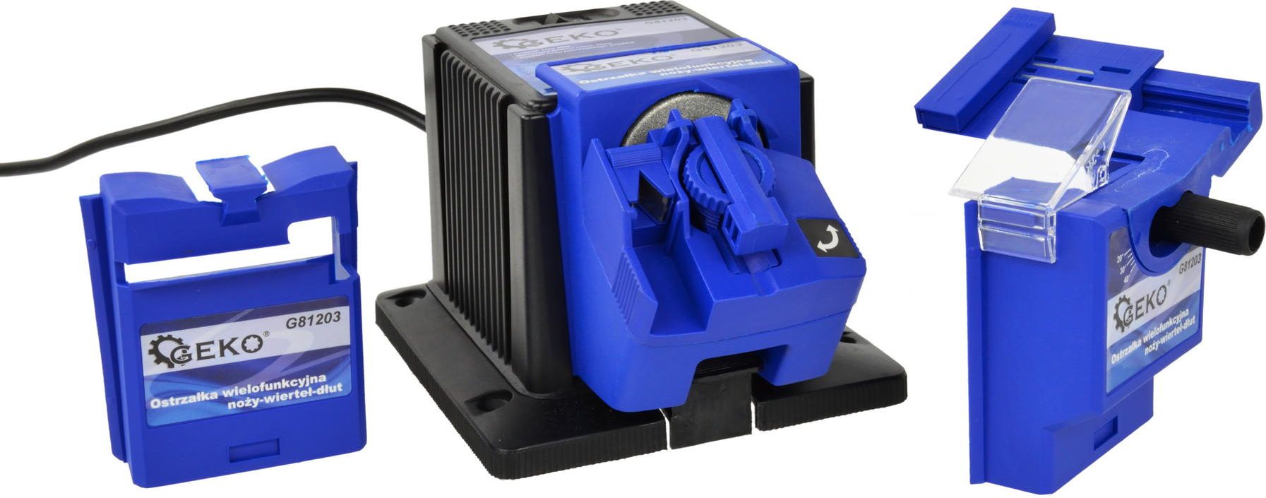 Geko Ostrzałka wielofunkcyjna noży-wierteł-dłut (G81203)