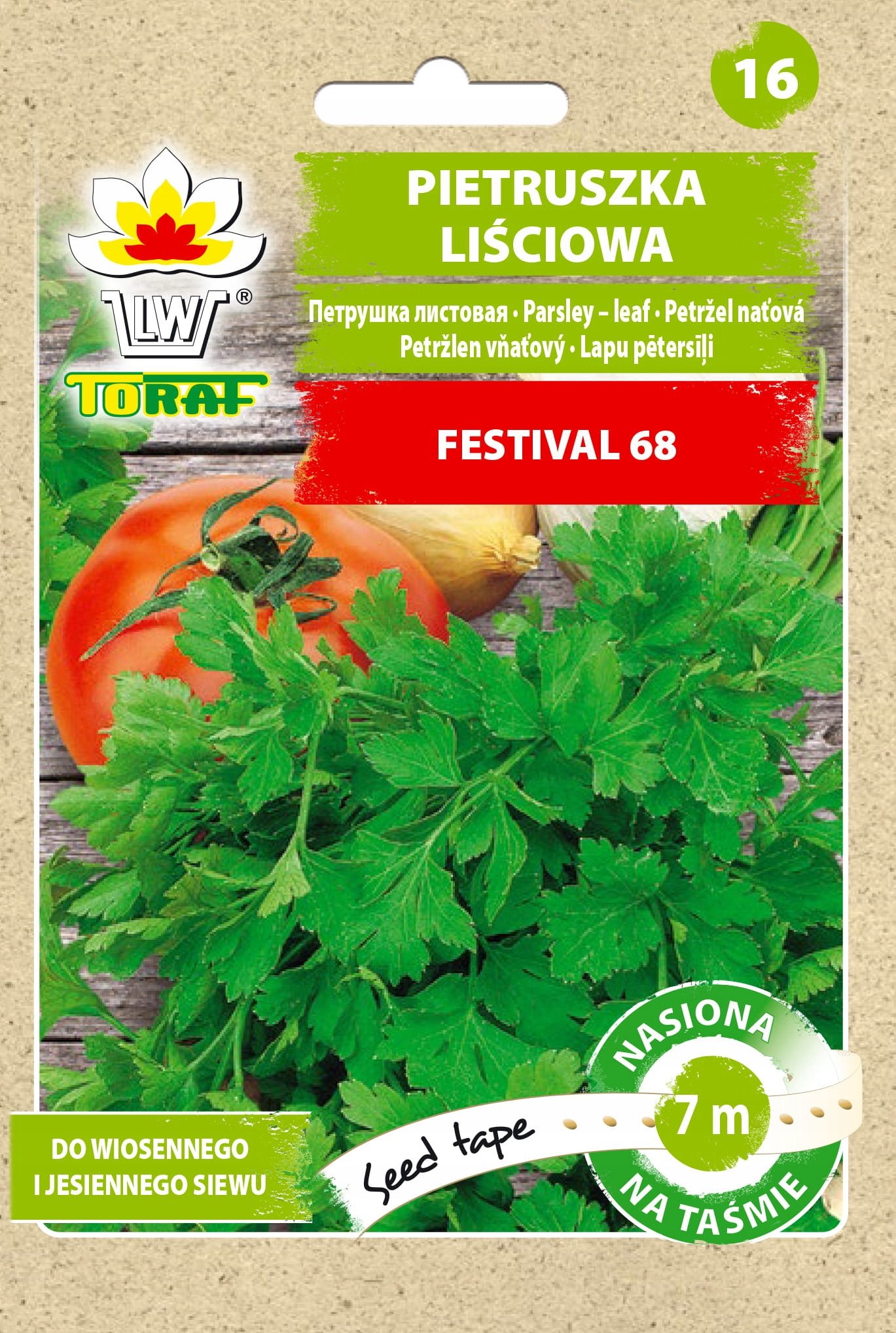 TORAF PIETRUSZKA NACIOWA FESTIVAL 68 PETROSELINUM CRISPUM (MILL.) [T. 7 M]