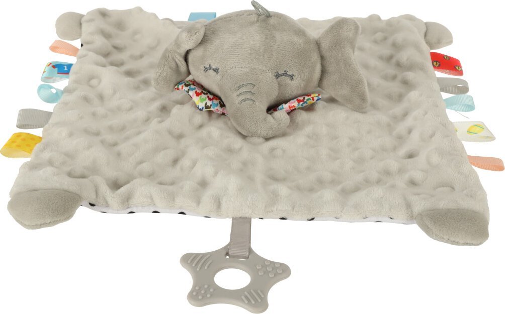 KIK Maskotka sensoryczna szeleszcząca metki słonik