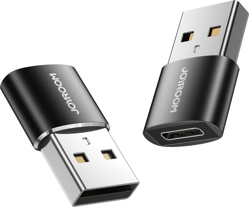 Adapter USB Joyroom USB-A - USB-C Czarny (6941237149121)