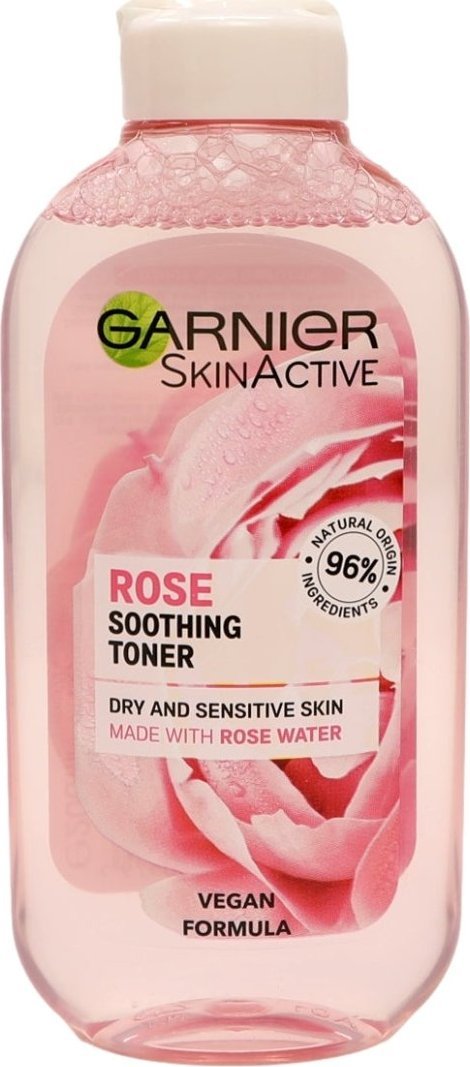 Garnier Skin Active Rose Soothing Toner Różany tonik łagodzący dla skóry suchej i wrażliwej 400ml