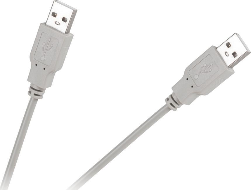 Kabel USB Cabletech USB-A - USB-A 3 m Szary (KPO2782-3)