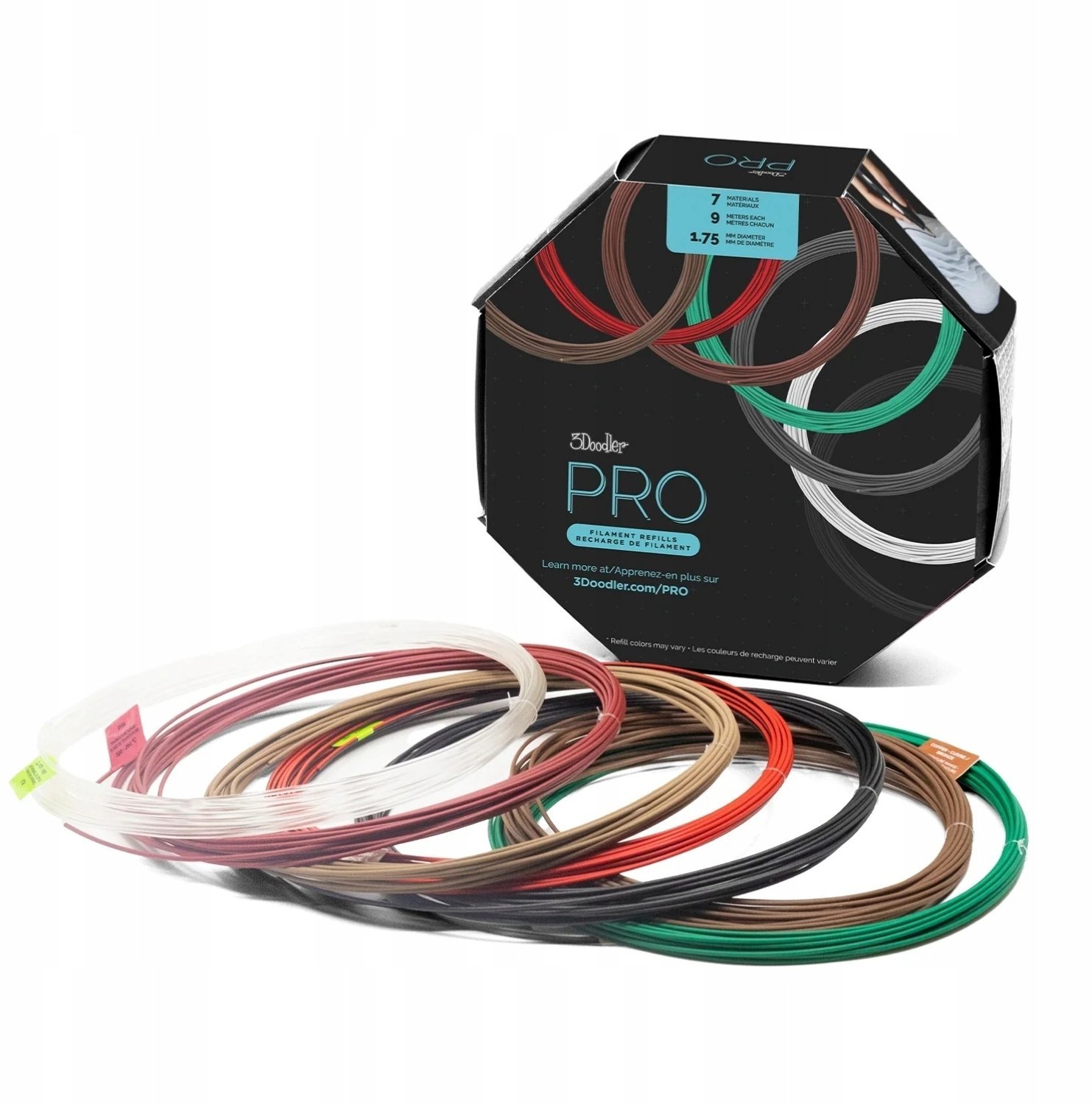 Filament 1,75 mm do 3Doodler ProIII, PROFILLS