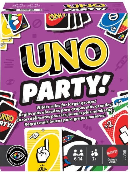 Mattel UNO Party Gra karciana (JJV58)