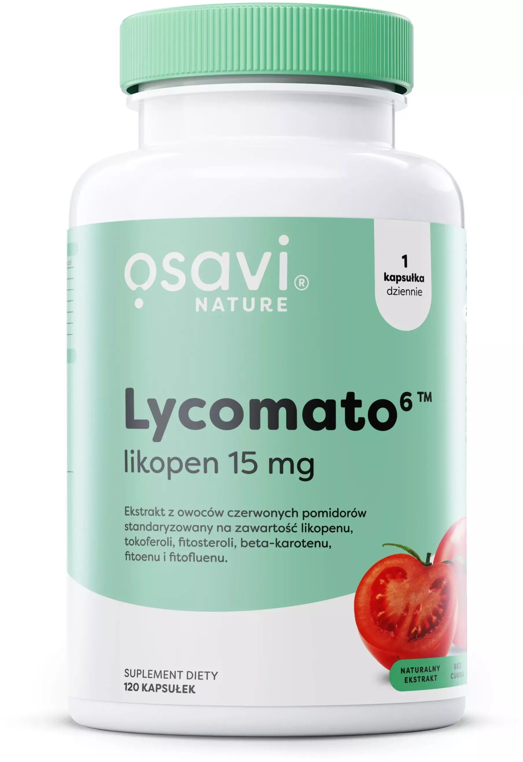 Osavi Lycomato likopen 15 mg 120 kapsułek miękkich
