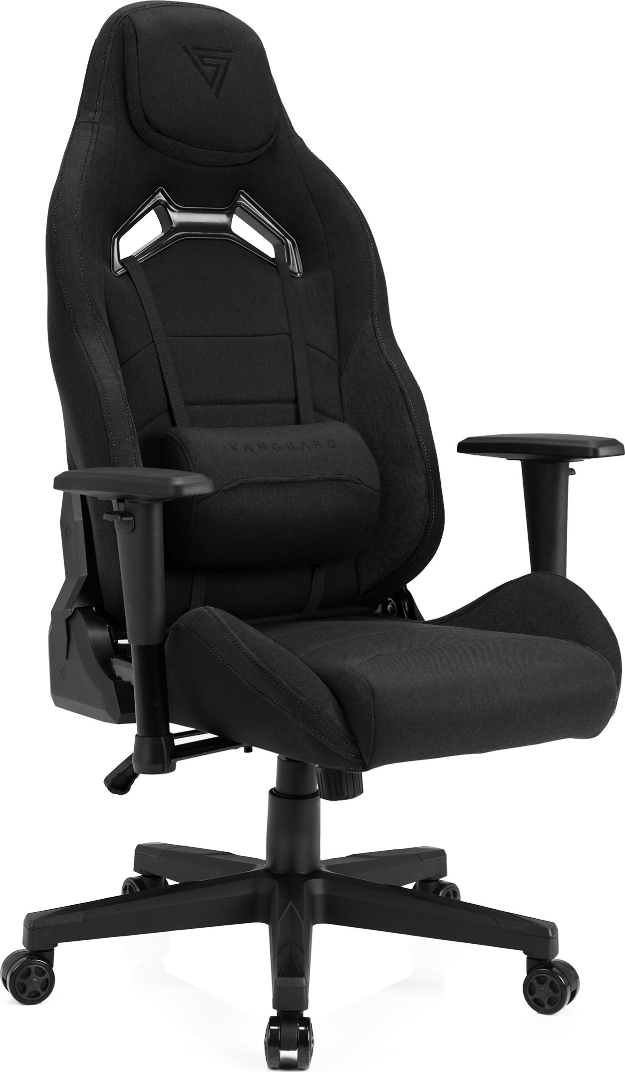 Fotel SENSE7 materiałowy Vanguard czarny