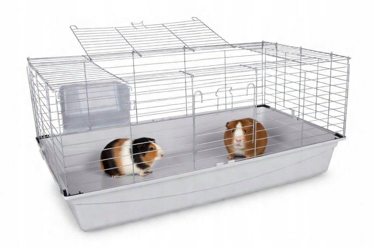 Ender KLATKA dla KRÓLIKA, ŚWINKI MORSKIEJ, GRYZONI Wysoka Solidna XL 100x55x44 cm