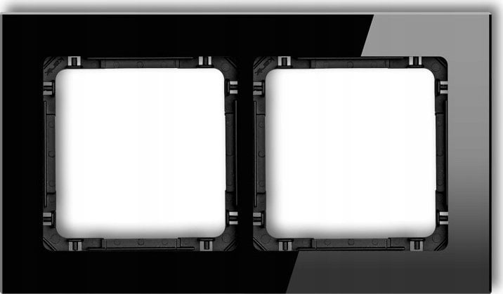 Karlik Ramka podwójna Karlik Deco 12-12-DRG-2 szkło czarna