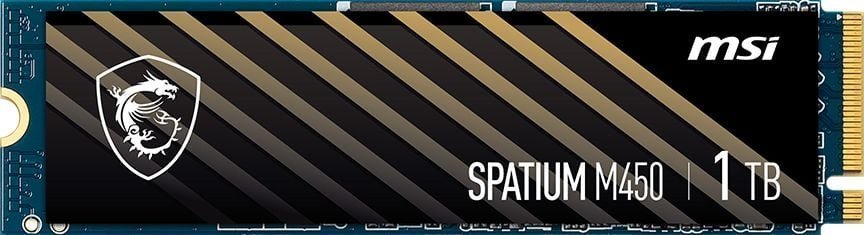 Dysk SSD MSI Spatium M450 V1 1TB M.2 2280 PCI-E x4 Gen4 NVMe (S78-440L0M0-P83)