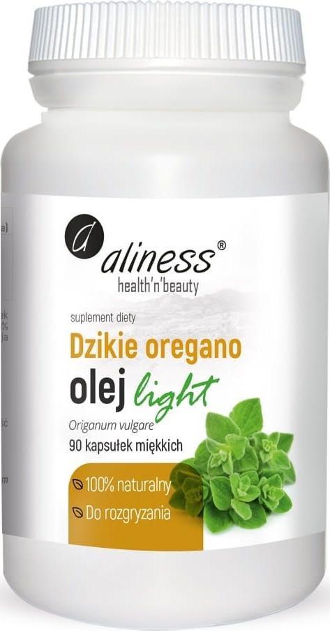 Aliness Dzikie Oregano olej light do rozgryzania (90 kaps.)