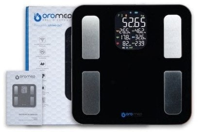 Waga łazienkowa Oromed Waga łazienkowa ORO BLUETOOTH SMART BLACK OROMED