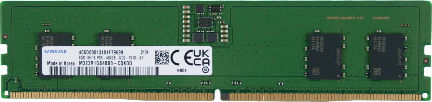 Zdjęcia - Pamięć RAM Samsung Pamięć   1x 8GB  NON-ECC UNBUFFERED DDR5 4800MHz P 