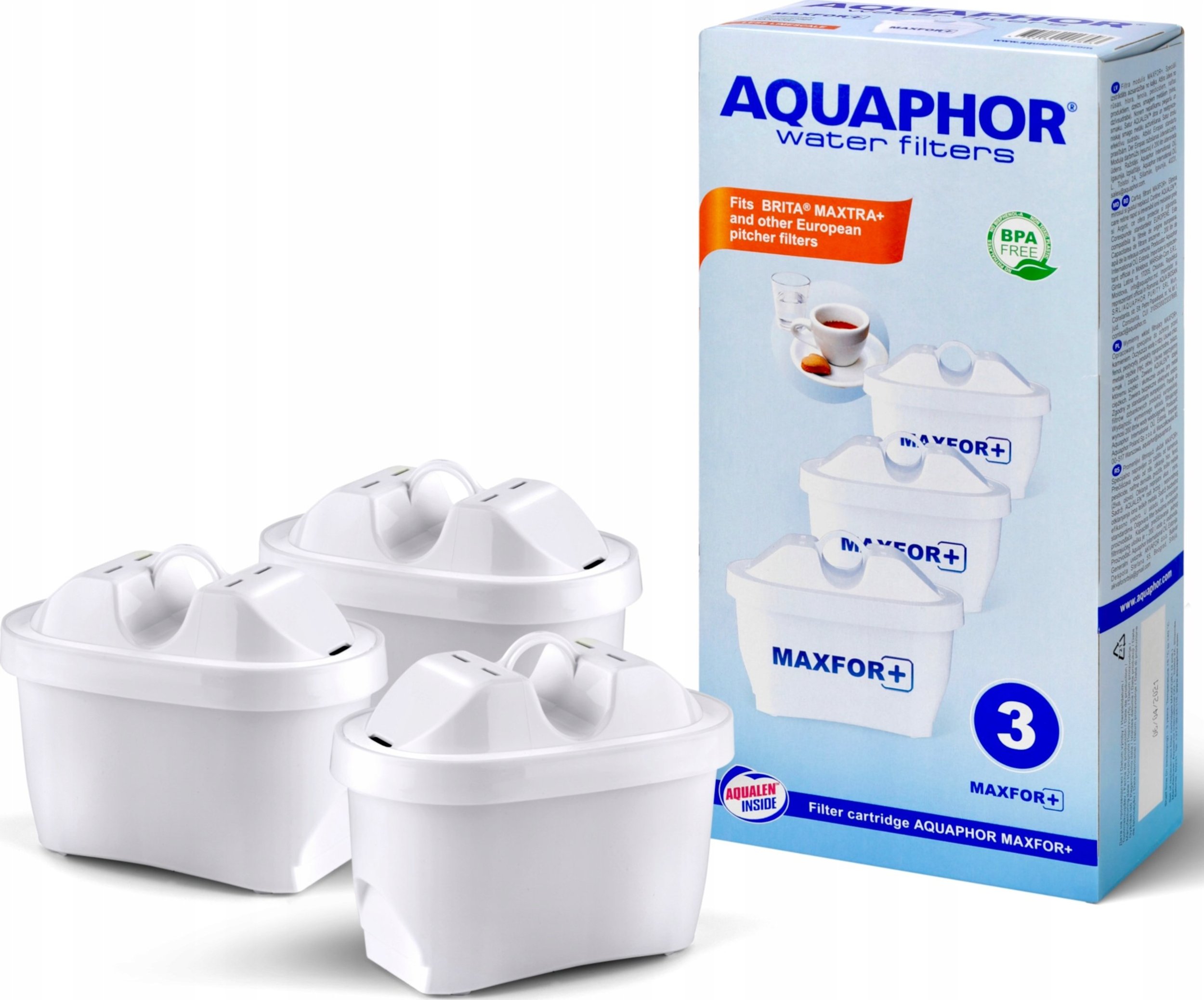 Wkład filtrujący Aquaphor Wkład filtrujący Maxfor+ 3 szt.