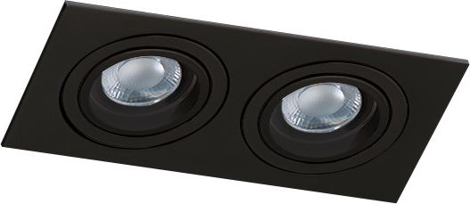 Azzardo Wpust wpuszczany prostokątny czarny AZzardo CARO 2S AZ2437