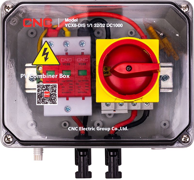 CNC PV panel rozłączający DC 1in-1out IP67