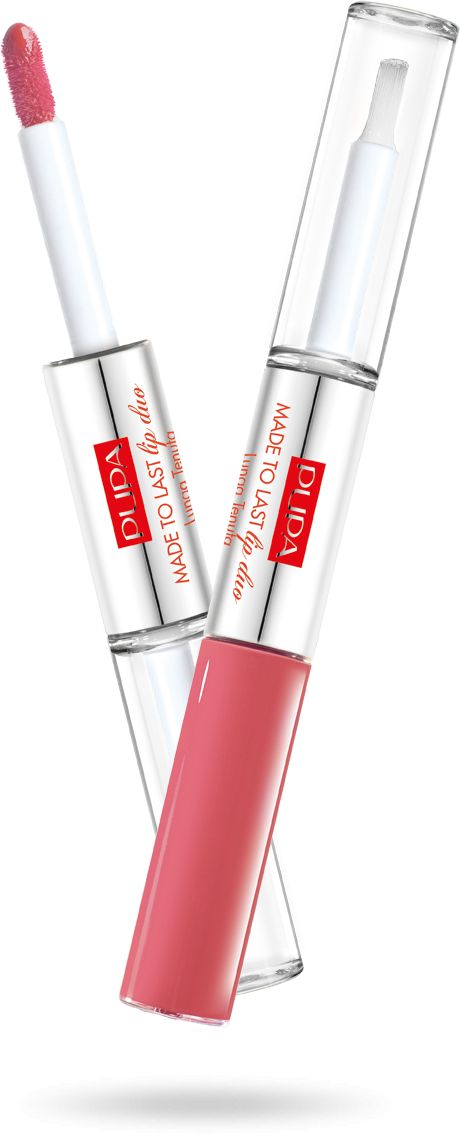 Pupa Made To Last Lip Duo Liquid Lip Colour Colour & Topcoat Waterproof Long Lasting wodoodporna pomadka w płynie i błyszczyk 008 2x4ml