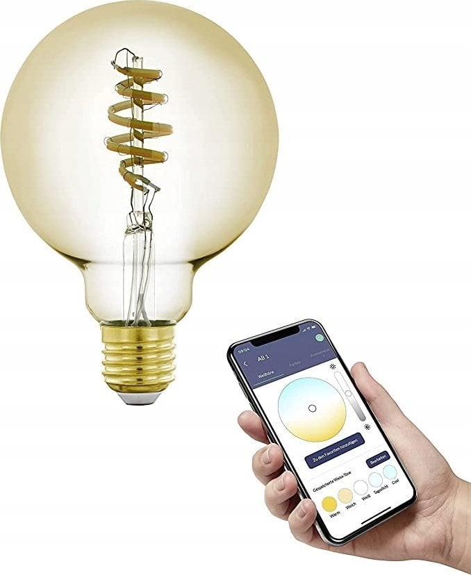 EGLO 12244, 4.9 W, 35 W, E27, 400 lm, Cool white, Neutral white, Warm white