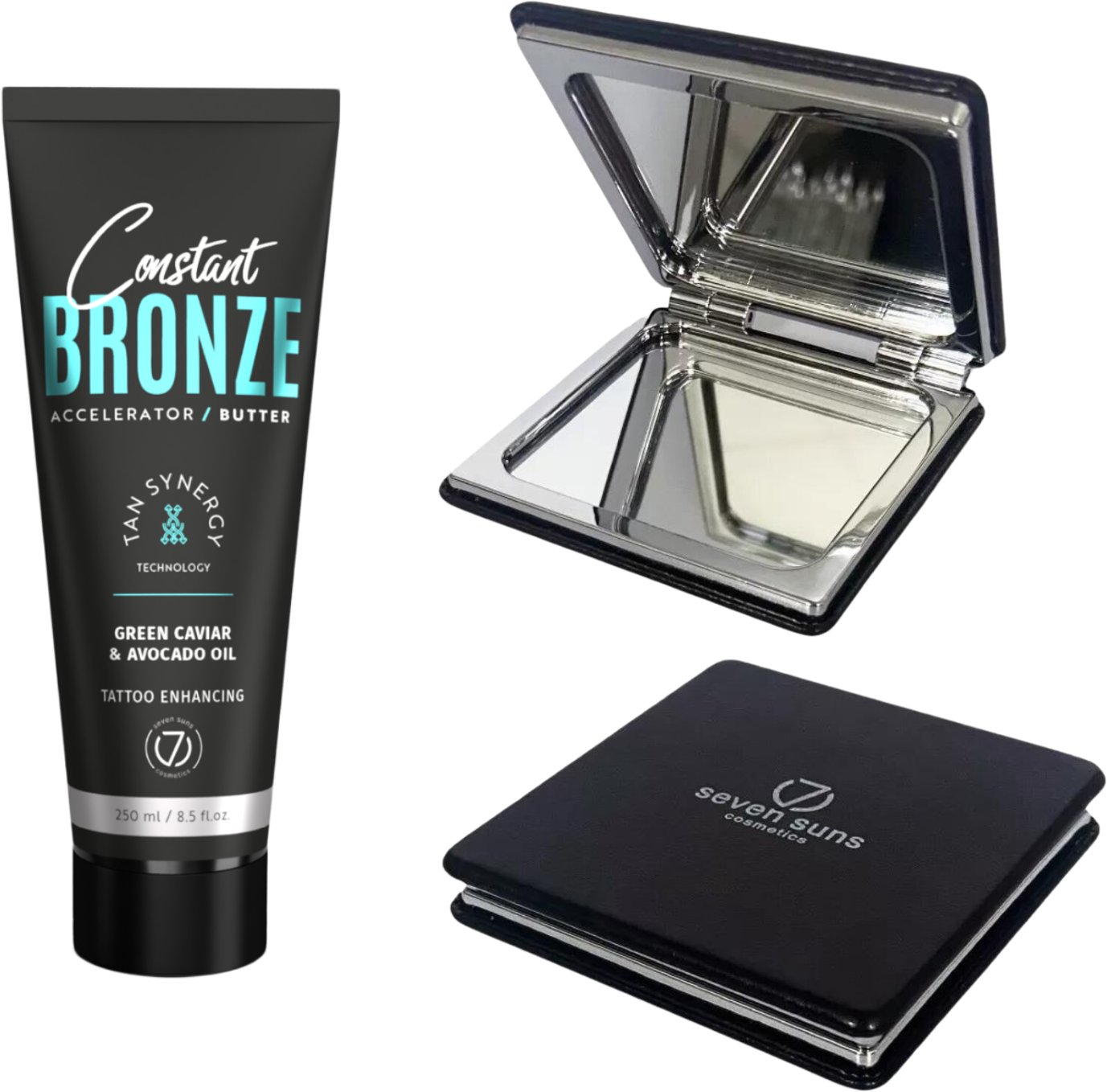 7suns Constant Bronze Accelerator Butter 250ml + Podwójne Lusterko Gratis