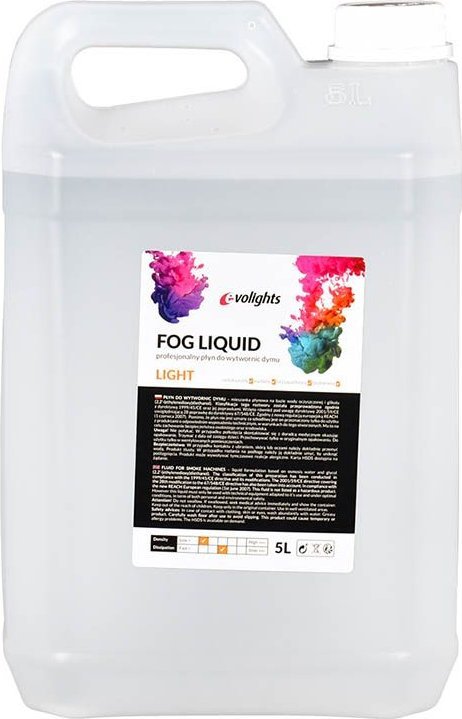 Evolights EVOLIGHTS płyn do wytwornicy dymu lekki LIGHT 5L