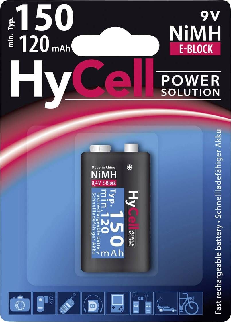 Hycell HyCell 9V block type 150, battery&nbsp;(1 piece, 9V)
