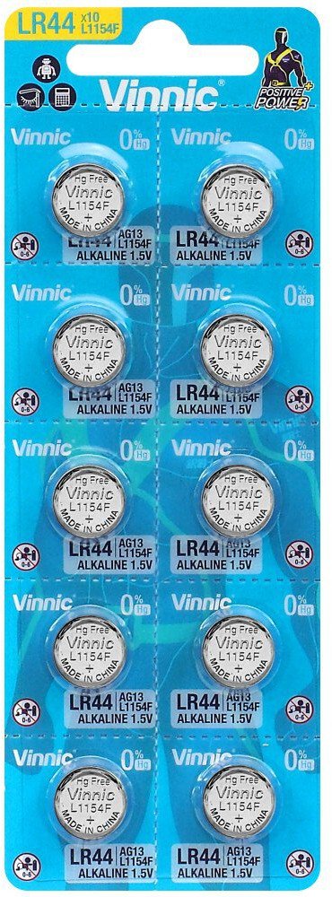 Vinnic Bateria Vinnic LR44 175mAh 10 szt.