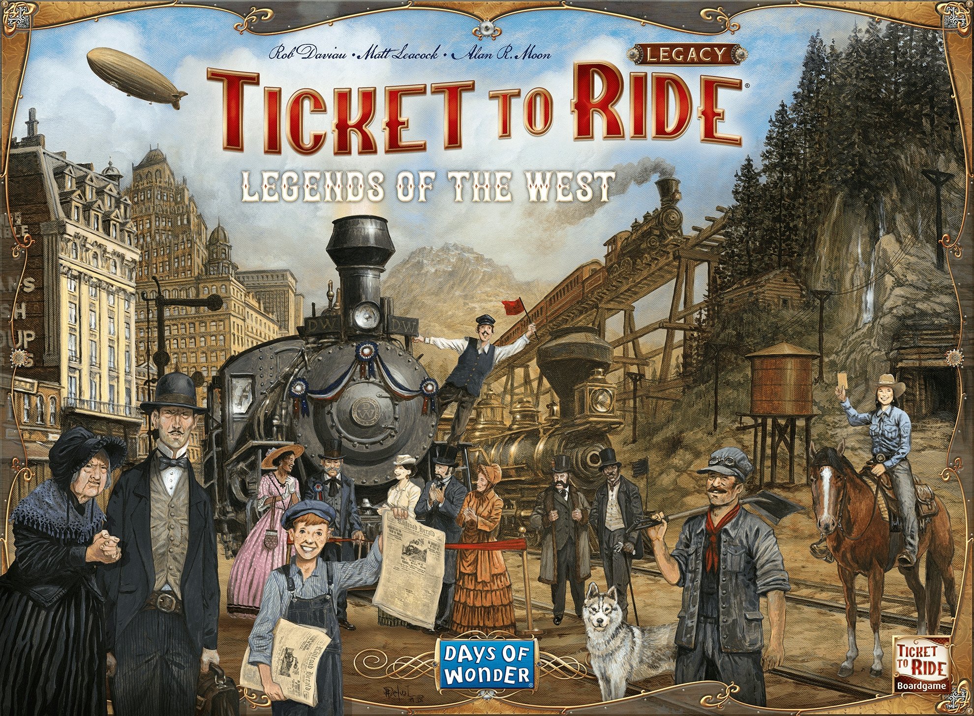 Ticket to Ride Legacy: Legends of the West board game